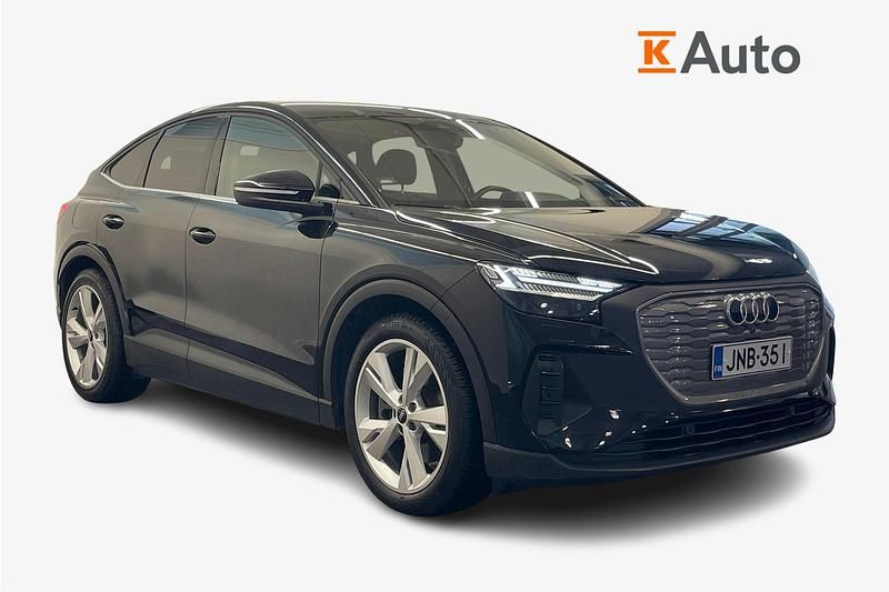 Käytetty Audi Q4 Sportback e-tron Premium 194 kW (265 HP) 2023 Musta Katumaasturi
