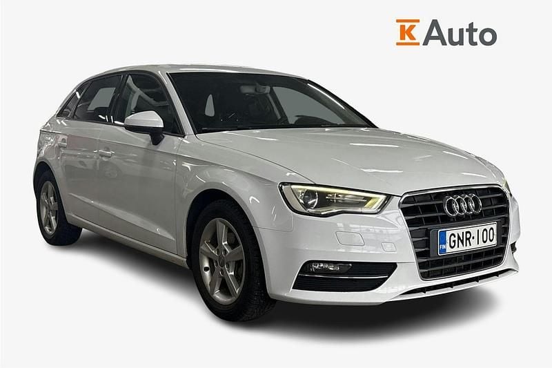 Käytetty Audi A3 Sportback g-tron Business 110 HP (80 kW) 2016 Valkoinen Viistoperä