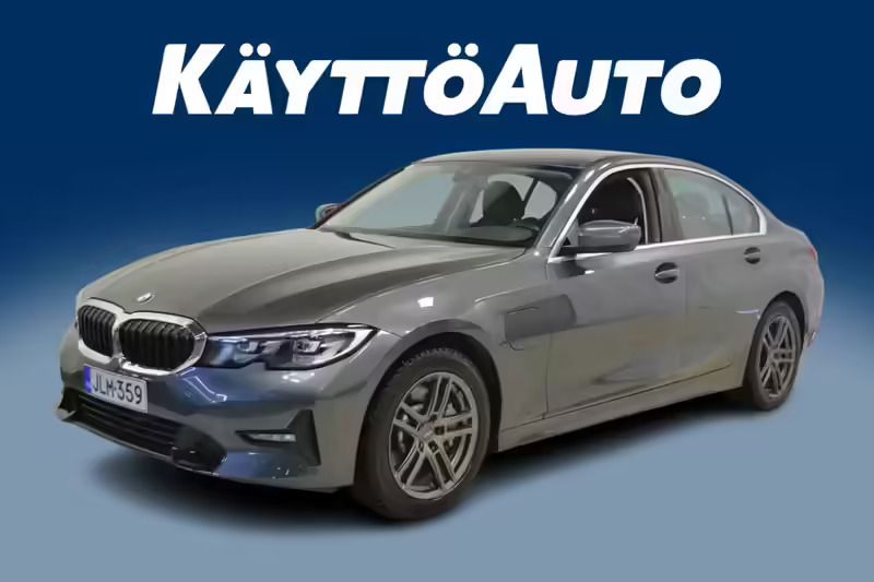 Harmaa Käytetty 2019 BMW 330e Sport Line Sedan | 23 700 € (Perustarjous) - Kuva 1/4