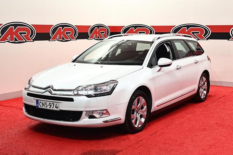 Valkoinen Käytetty 2014 Citroën C5 Farmari | 9 800 € - Kuva 1/4