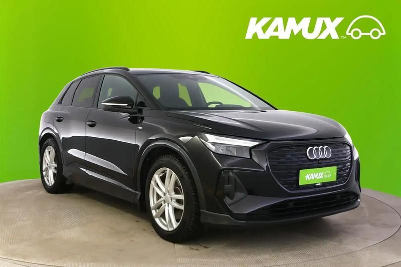 Käytetty Audi Q4 e-tron Basis 150 kW (204 HP) 2023 Musta Katumaasturi