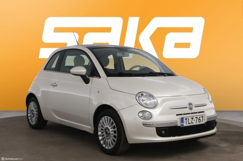 Valkoinen Käytetty 2011 Fiat 500 Lounge Viistoperä | 5 990 € (Perustarjous) - Kuva 1/3