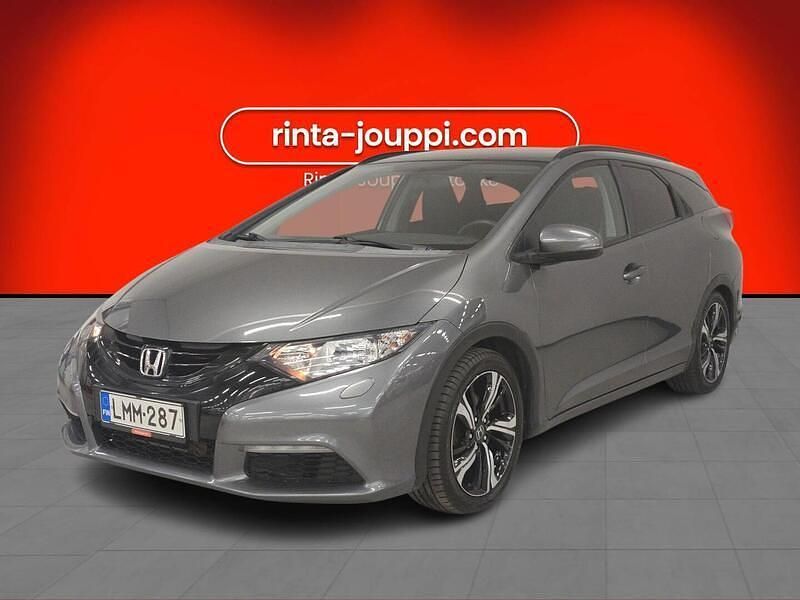 Harmaa Käytetty 2015 Honda Civic Comfort Farmari | 8 440 € (Perustarjous) - Kuva 1/3