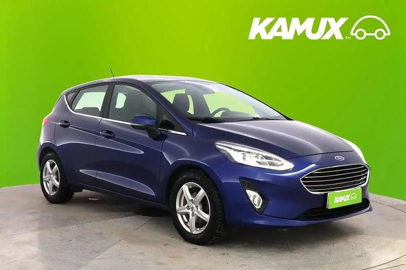 Sininen Käytetty 2017 Ford Fiesta Titanium Sedan | 7 280 € (Perustarjous) - Kuva 1/4