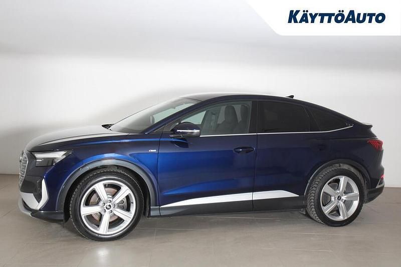 Käytetty Audi Q4 Sportback e-tron Comfort 219 kW (299 HP) 2022 Sininen Katumaasturi