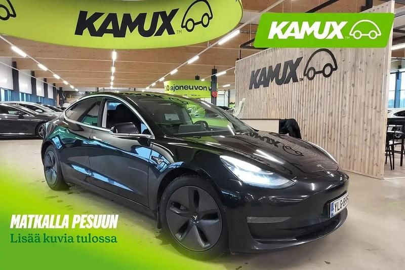 Musta Käytetty 2019 Tesla Model 3 Sedan | 18 590 € (Perustarjous) - Kuva 1/4