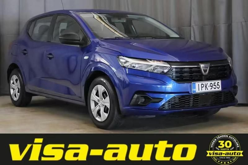 Käytetty Dacia Sandero Essentiel 91 HP (66 kW) 2022 Sininen Viistoperä