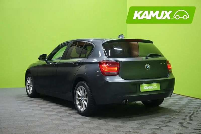 Käytetty BMW 116 116 HP (85 kW) 2014 Hopea / harmaa Viistoperä