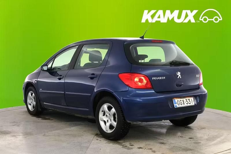 Käytetty Peugeot 307 109 HP (80 kW) 2006 Sininen Sedan