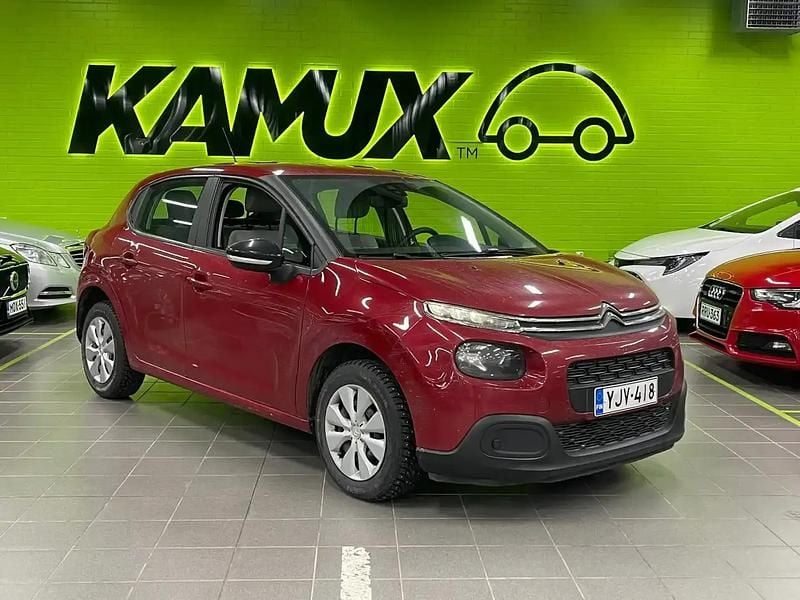 Punainen Käytetty 2018 Citroën C3 Feel Sedan | 4 900 € (Supertarjous) - Kuva 1/4