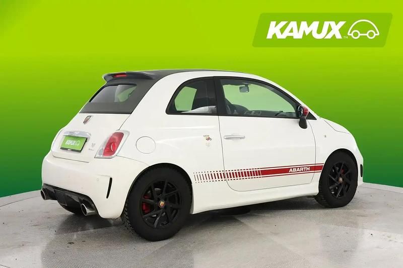 Käytetty Abarth 500C Turismo 140 HP (102 kW) 2011 Valkoinen Avoauto