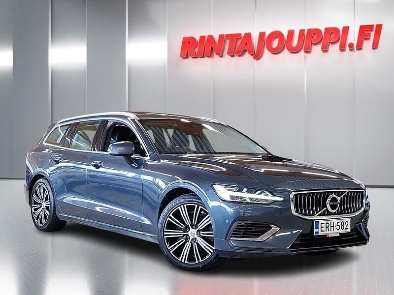 Sininen Käytetty 2019 Volvo V60 Inscription Farmari | 25 880 € (Hyvä tarjous) - Kuva 1/3