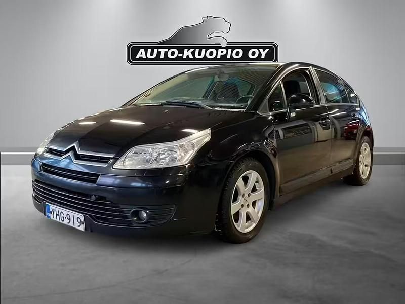 Käytetty Citroën C4 109 HP (80 kW) 2008 Musta Viistoperä