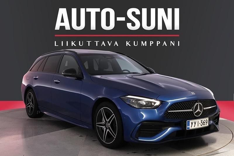 Käytetty Mercedes C300e AMG line 204 HP (150 kW) 2024 Sininen Farmari