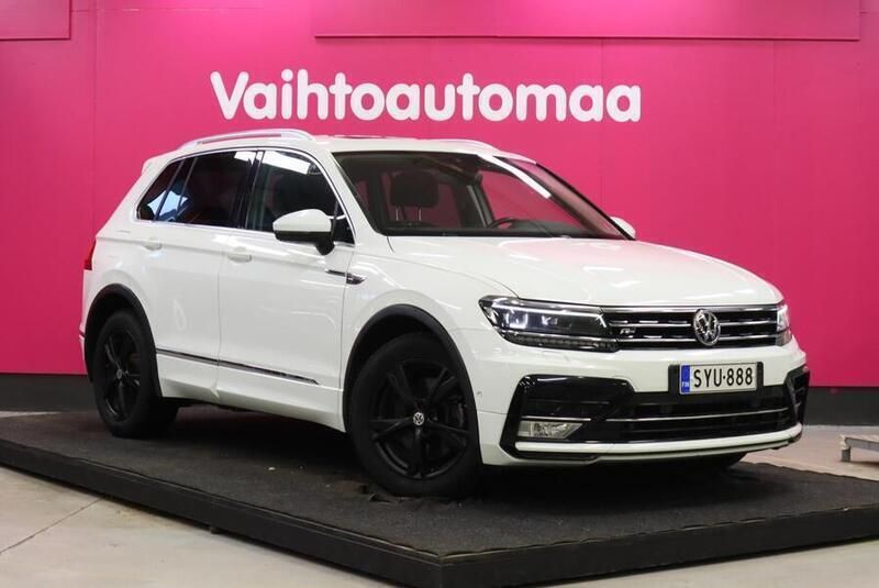 Valkoinen Käytetty 2016 VW Tiguan R-line Katumaasturi | 24 700 € (Perustarjous) - Kuva 1/4