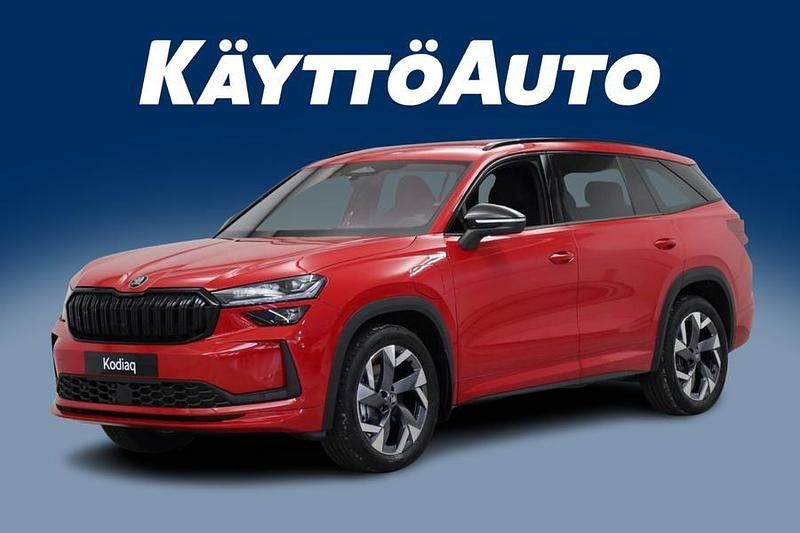 Punainen Käytetty 2025 Skoda Kodiaq SportLine Katumaasturi | 52 990 € - Kuva 1/4