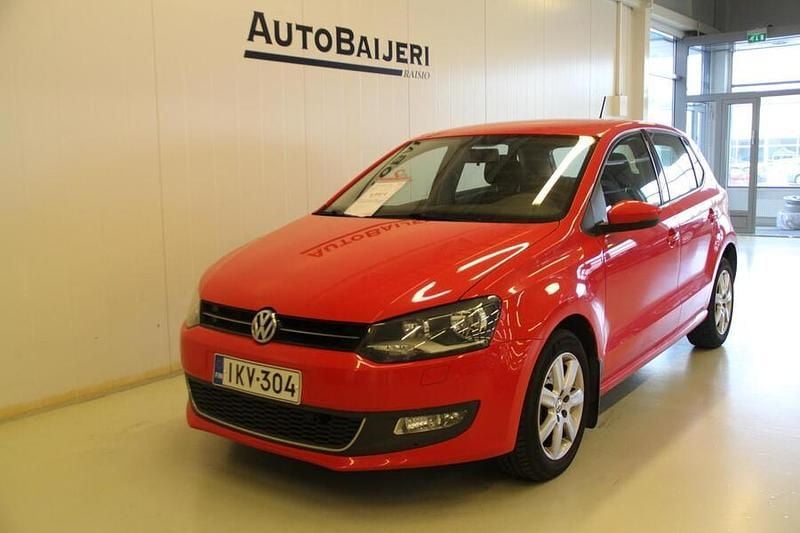Punainen Käytetty 2012 VW Polo Highline Viistoperä | 6 990 € (Perustarjous) - Kuva 1/4