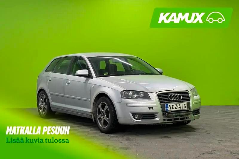 Käytetty Audi A3 Ambition 160 HP (117 kW) 2007 Hopea / harmaa Viistoperä