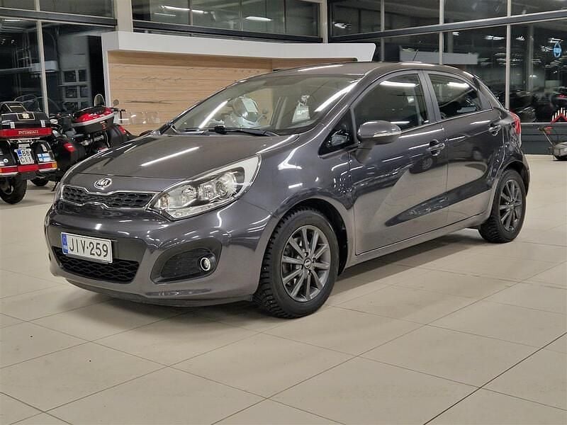 Harmaa Käytetty 2013 Kia Rio EX Viistoperä | 8 990 € (Hyvä tarjous) - Kuva 1/4