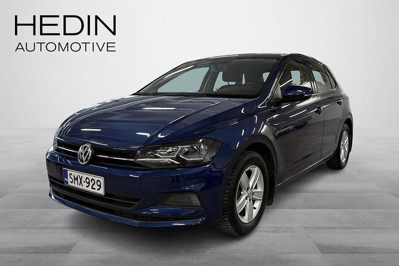 Käytetty VW Polo Comfortline 95 HP (69 kW) 2018 Sininen Viistoperä