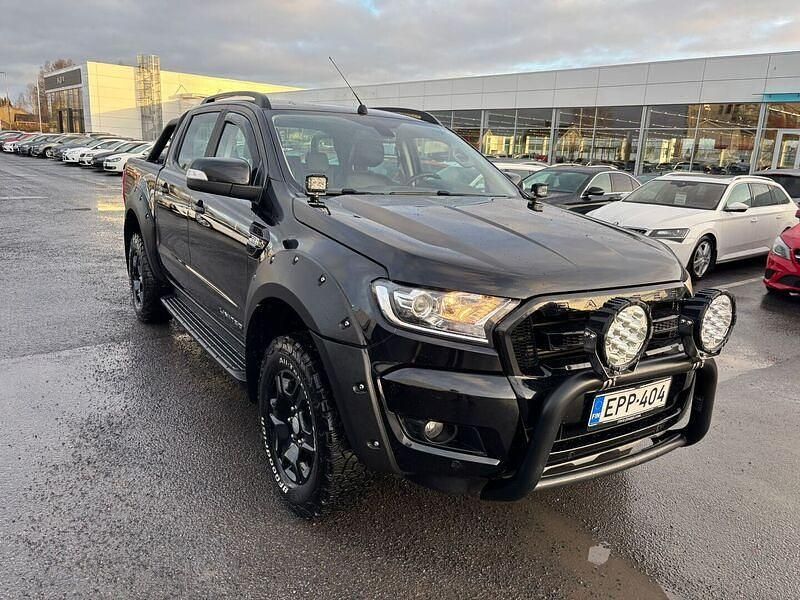 Musta Käytetty 2018 Ford Ranger Nouto | 36 800 € (Kallis) - Kuva 1/4