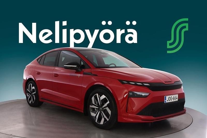 Käytetty Skoda Enyaq iV SportLine 210 kW (286 HP) 2025 Punainen Katumaasturi