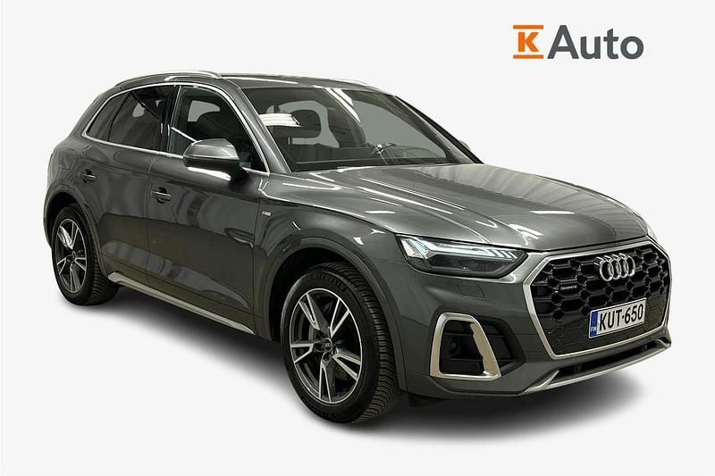 Met. harmaa Käytetty 2022 Audi Q5 S-Line Katumaasturi | 29 999 € (Perustarjous) - Kuva 1/3