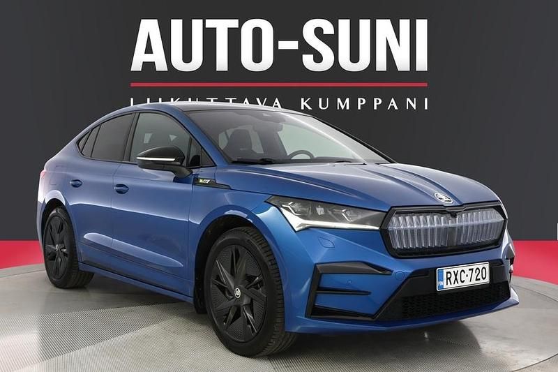 Sininen Käytetty 2022 Skoda Enyaq iV RS Katumaasturi | 38 900 € (Perustarjous) - Kuva 1/4