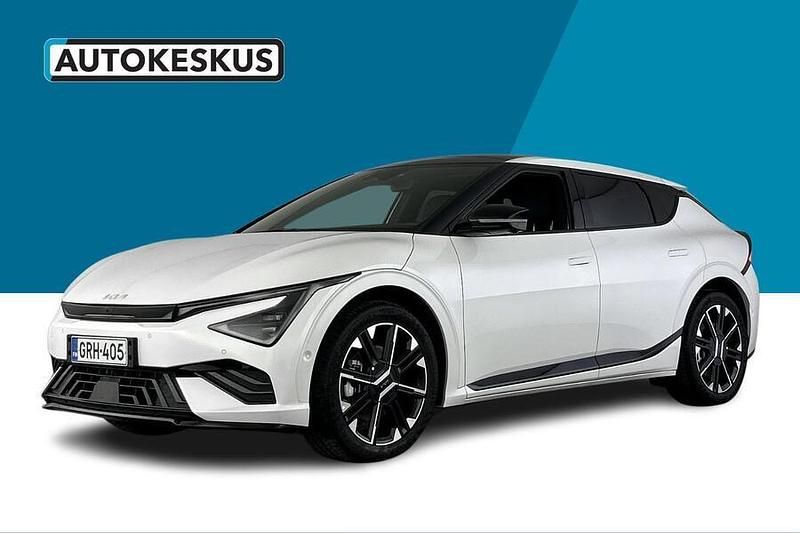 Valkoinen Käytetty 2025 Kia EV6 GT-Line Katumaasturi | 61 900 € - Kuva 1/4
