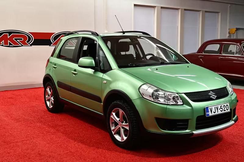 Käytetty Suzuki SX4 107 HP (78 kW) 2009 Vihreä Viistoperä