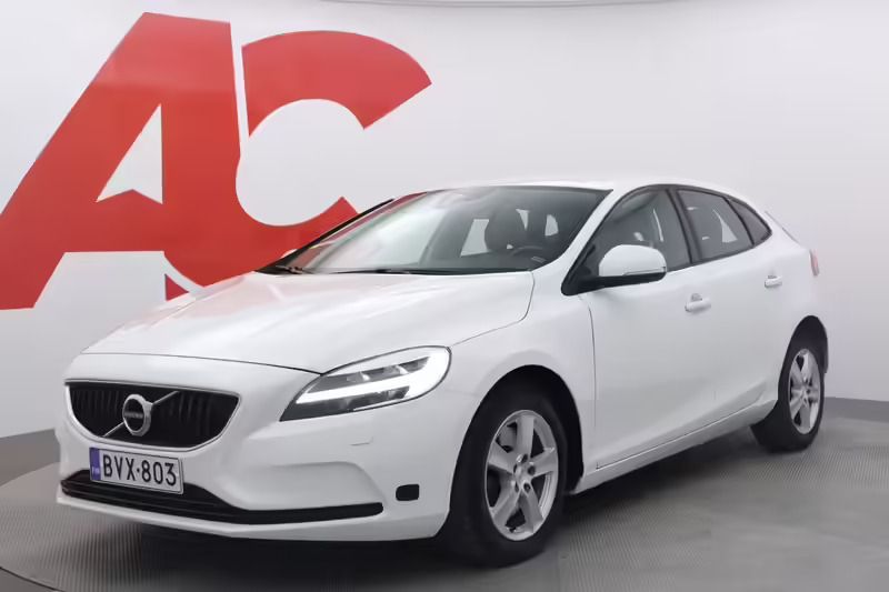 Valkoinen Käytetty 2019 Volvo V40 Dynamic Farmari | 18 890 € (Perustarjous) - Kuva 1/4