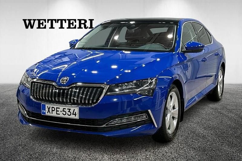 Sininen Käytetty 2020 Skoda Superb Style Sedan | 28 490 € (Perustarjous) - Kuva 1/4