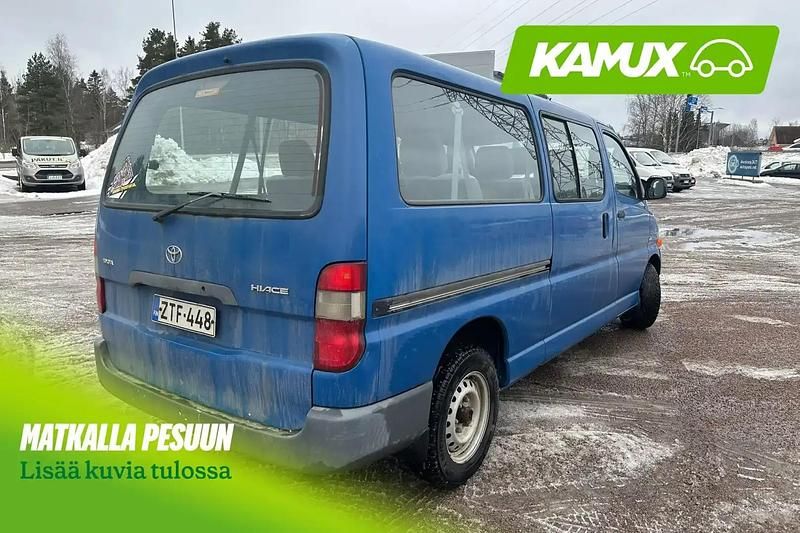 Käytetty Toyota HiAce 102 HP (75 kW) 2003 Sininen Tila-auto