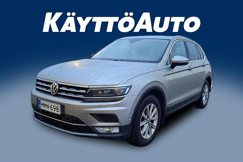 Käytetty VW Tiguan Highline 150 HP (110 kW) 2016 Harmaa Katumaasturi