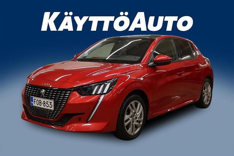 Käytetty Peugeot 208 Allure 101 HP (74 kW) 2020 Punainen Viistoperä