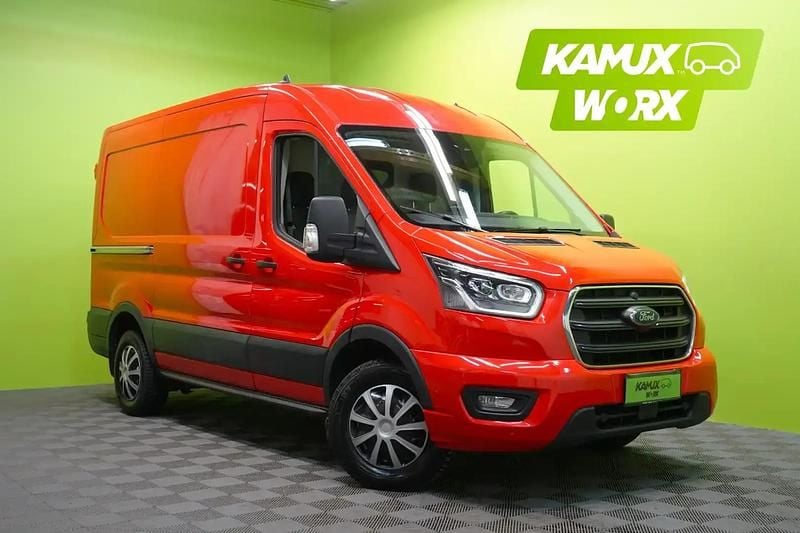 Käytetty Ford Transit Limited 185 HP (136 kW) 2021 Punainen Van