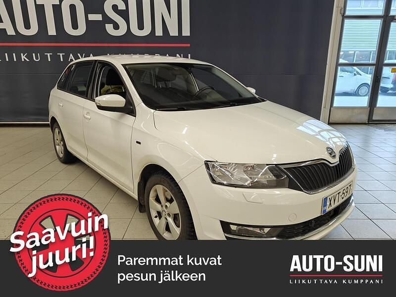 Valkoinen Käytetty 2019 Skoda Rapid Clever Viistoperä | 12 900 € (Perustarjous) - Kuva 1/4