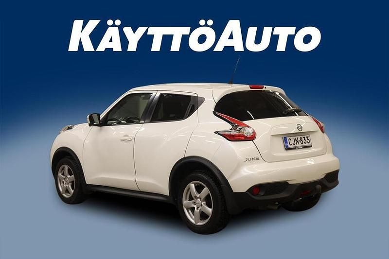 Käytetty Nissan Juke Acenta 116 HP (85 kW) 2014 Valkoinen Katumaasturi