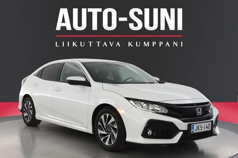 Valkoinen Käytetty 2019 Honda Civic Sport Viistoperä | 21 400 € (Perustarjous) - Kuva 1/4