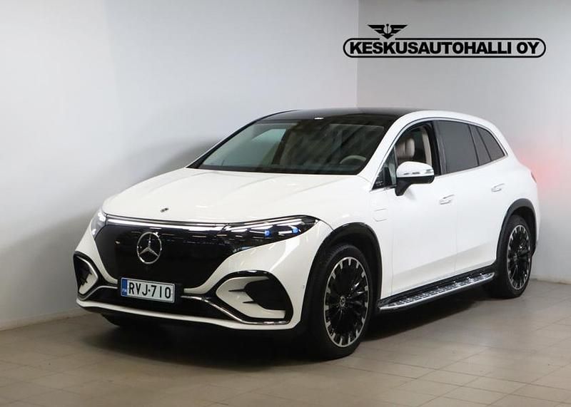 Valkoinen Käytetty 2023 Mercedes EQS450+ AMG Katumaasturi | 82 950 € - Kuva 1/4
