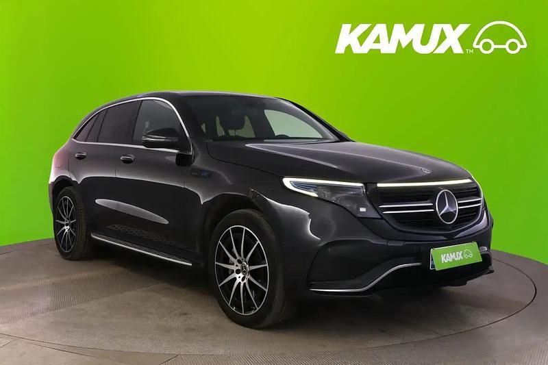 Hopea / harmaa Käytetty 2021 Mercedes EQC400 AMG Katumaasturi | 33 790 € (Hyvä tarjous) - Kuva 1/4