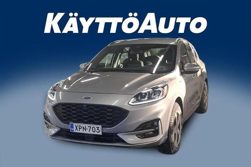 Harmaa Käytetty 2021 Ford Kuga ST-Line Katumaasturi | 17 490 € (Perustarjous) - Kuva 1/4