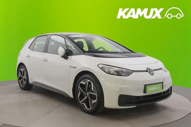 Valkoinen Käytetty 2021 VW ID.3 Pro Viistoperä | 21 490 € (Hyvä tarjous) - Kuva 1/4