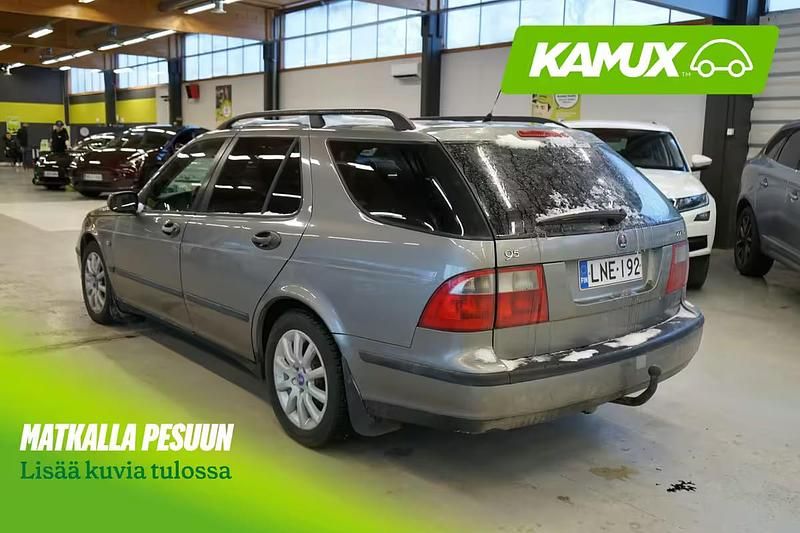 Käytetty Saab 9-5 120 HP (88 kW) 2003 Hopea / harmaa Farmari