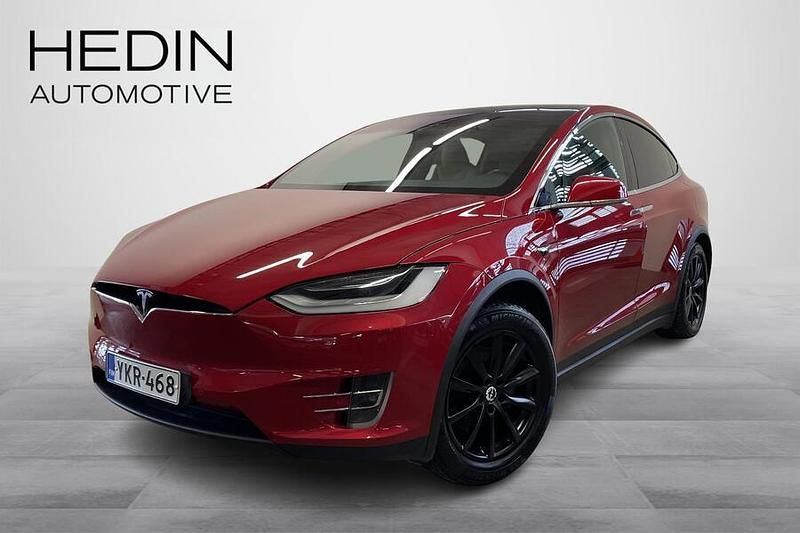 Käytetty Tesla Model X Long Range AWD 192 kW (262 HP) 2020 Punainen Katumaasturi