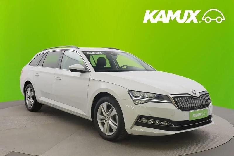 Valkoinen Käytetty 2022 Skoda Superb Ambition Farmari | 25 480 € (Supertarjous) - Kuva 1/4