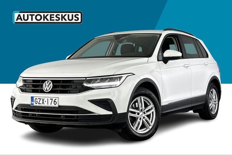 Valkoinen Käytetty 2021 VW Tiguan Katumaasturi | 25 490 € (Hyvä tarjous) - Kuva 1/2
