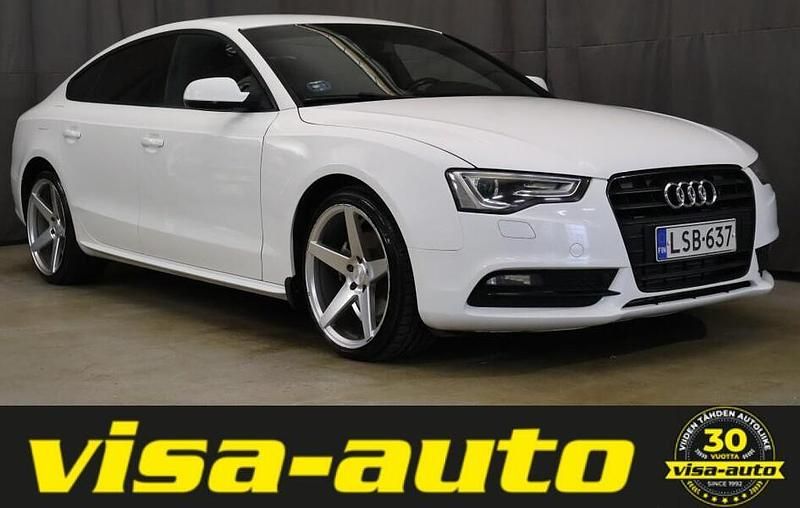 Valkoinen Käytetty 2013 Audi A5 Sportback Black Edition Viistoperä | 10 990 € (Hyvä tarjous) - Kuva 1/4