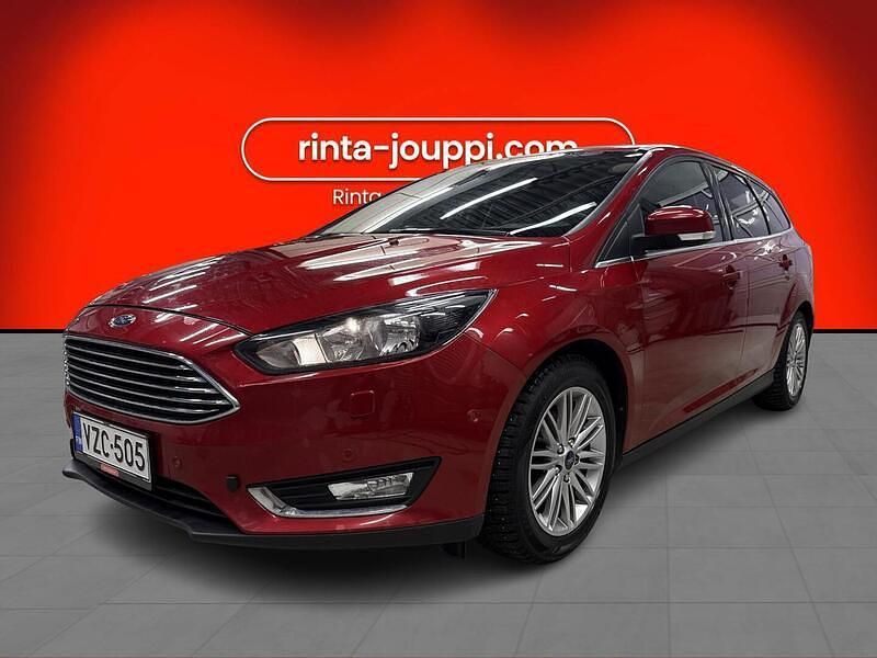 Punainen Käytetty 2016 Ford Focus Titanium Farmari | 6 900 € (Perustarjous) - Kuva 1/4