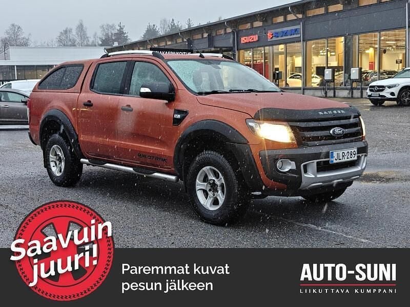 Oranssi Käytetty 2015 Ford Ranger Wildtrack Nouto | 19 900 € (Hyvä tarjous) - Kuva 1/4